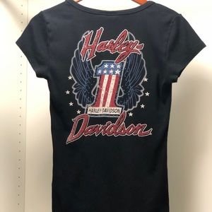 Harley Davidson #1 Racing Button down Tee